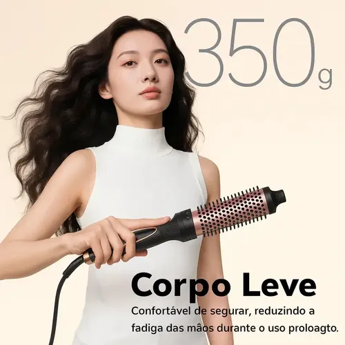 GOKOCO Modelador De Cabelo Portátil íons Negativos 9 Níveis De Temperatura Aquecimento Rápido 30s Para Cabelos Cacheado - 3