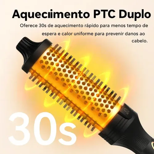 GOKOCO Modelador De Cabelo Portátil íons Negativos 9 Níveis De Temperatura Aquecimento Rápido 30s Para Cabelos Cacheado - 5